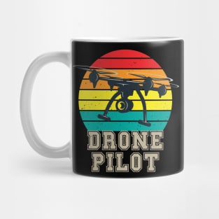 Quadrocopter Retro Drone Pilot Mug